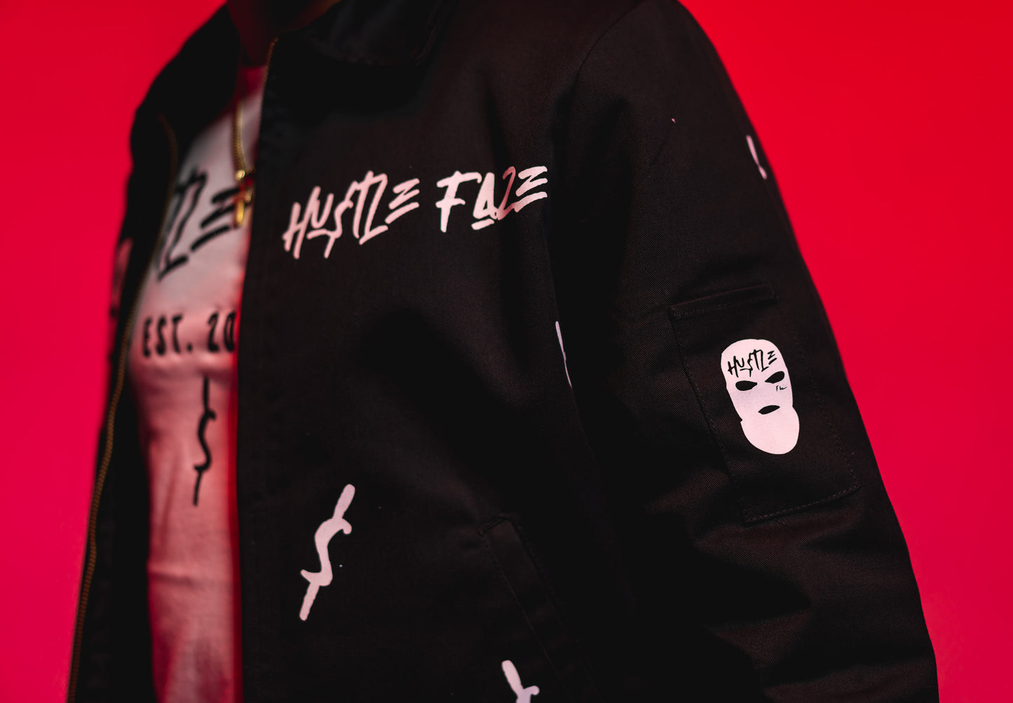 Hustlefaze designer Jean Bomber Jackets