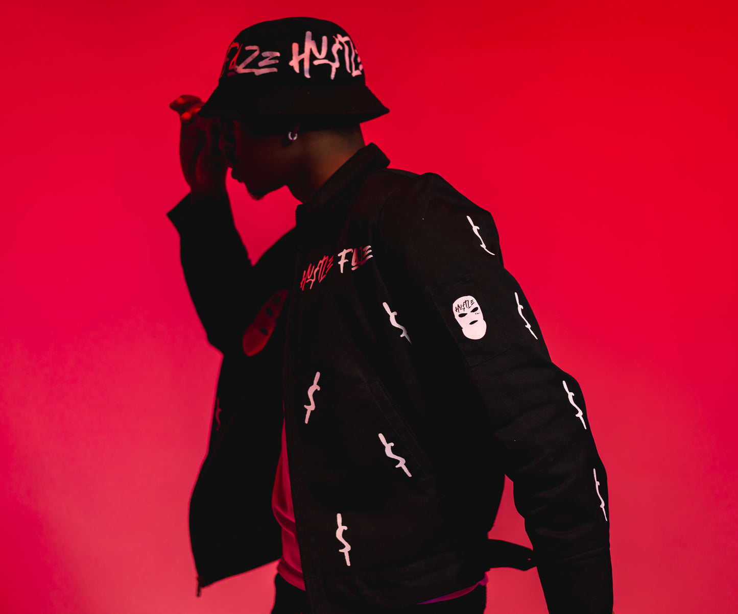 Hustlefaze designer Jean Bomber Jackets